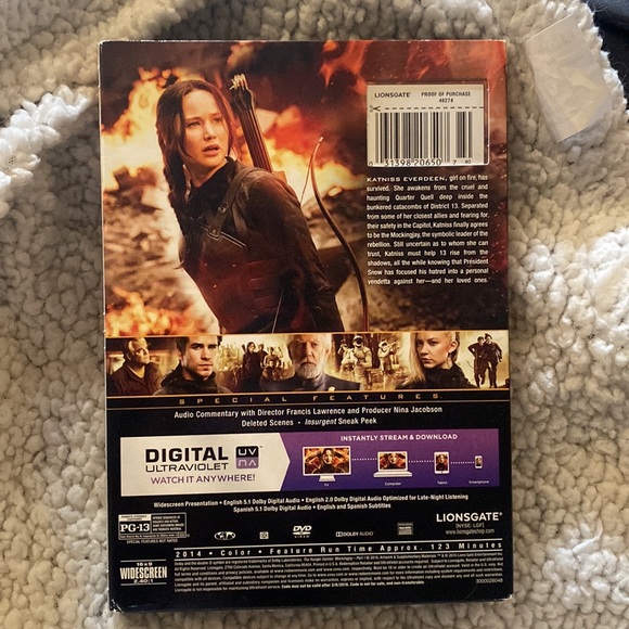 The Hunger Games: Mockingjay Part 1 DVD - Picture 2 of 3